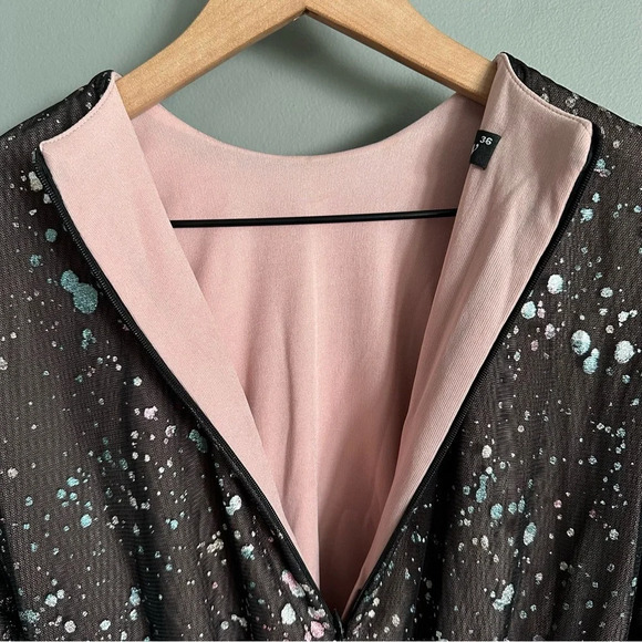 Fancy Women's Paint Splatter. Mid-Length Dress. EU Size 36/US 6 - Picture 10 of 10